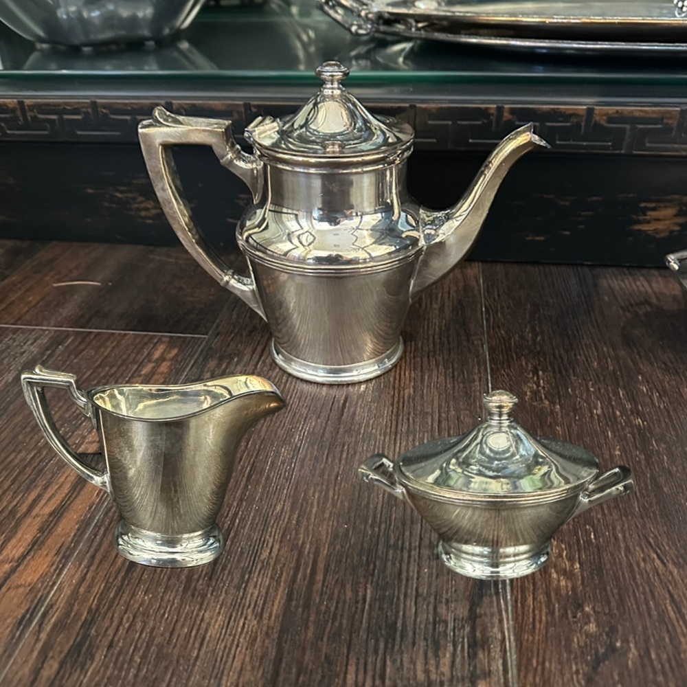 3-Piece Silver Tea Set